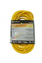 Southwire 3487SW0002 - 12/3 25'SJEOW T-S YL LT/ED