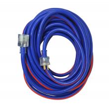 Southwire 26480064 - EXTCORD- 10/3 SJTW 50' COOL BLU/RD LE S+