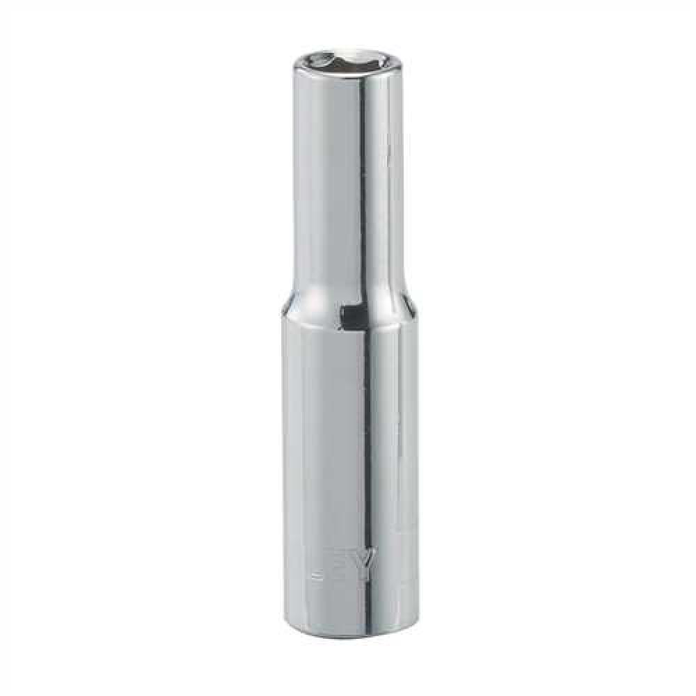1/4" Drive 6 pt Deep Socket - 6 mm