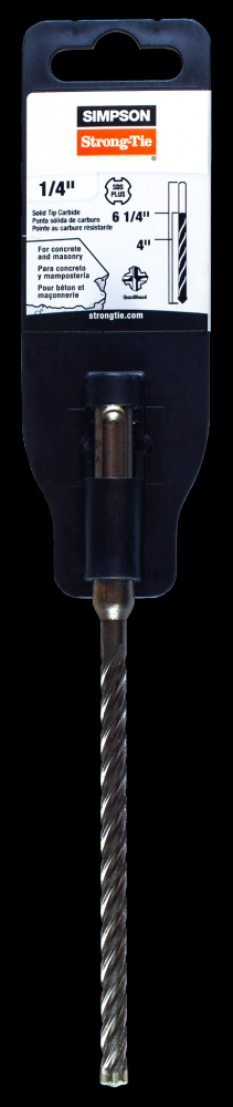 1/4 in. x 6-1/4 in. SDS-plus® Shank Solid-Tip Carbide Drill Bit