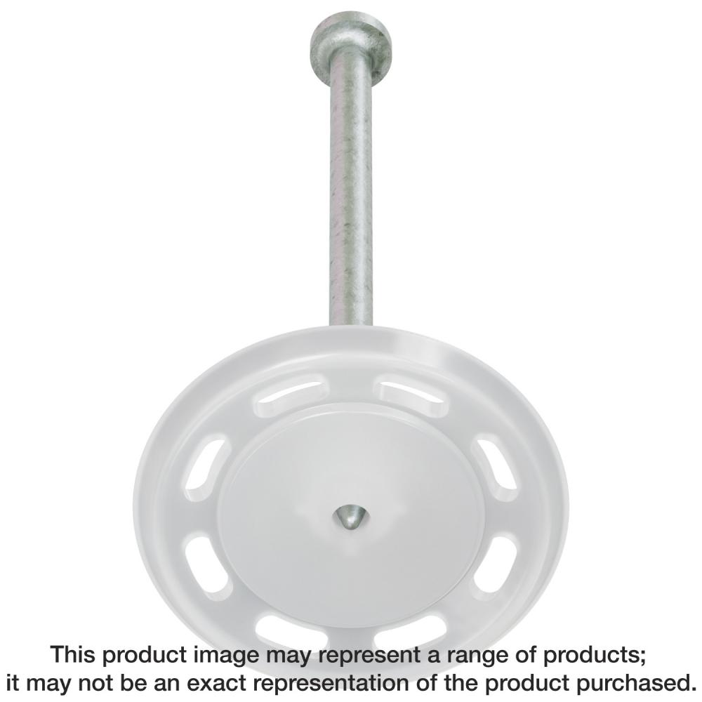 PINWP 2 in. Powder-Actuated Plastic-Washered Pin for Insulation Board (50-Qty)