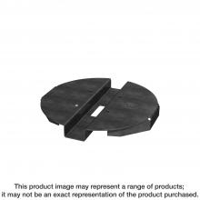 Simpson Strong-Tie PBV6PC - PBV 6-in. Black Powder-Coated Hidden Standoff Post Base for Viga Post