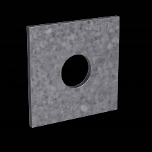 Simpson Strong-Tie LBP 5/8Z - LBP 2 in. x 2 in. ZMAX® Galvanized Bearing Plate for 5/8-in. Dia. Anchor Bolt