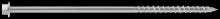 Simpson Strong-Tie SDWH19600SS-R100 - Strong-Drive® SDWH™ TIMBER-HEX SS Screw - 0.185 in. x 6 in. 5/16 Hex, Type 316 (100-Qty)