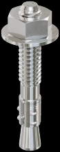 Simpson Strong-Tie STB2-251344SS-R - Strong-Bolt® 2 - 1/4 in. x 1-3/4 in. Type 304 Stainless-Steel Wedge Anchor (20-Qty)