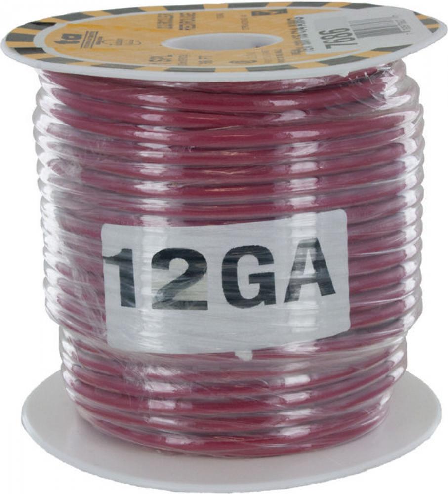 WIRE TEW 12GA RED 30M 98FT