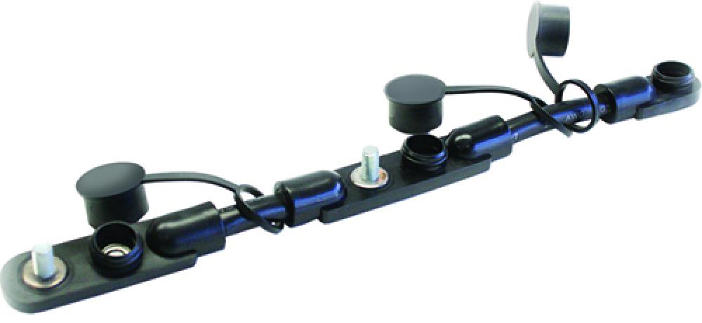 BATT CBL 2/0GA CONNECT+PROTECT 3-BATT 14" BLACK