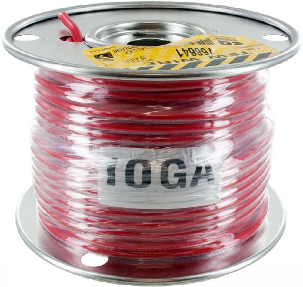 WIRE TEW 10GA RED 30M 98FT