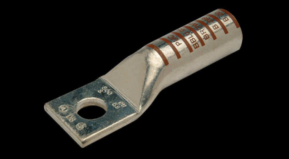 LG COPP LUG 2STR 3/8"  RBN 1HOLE