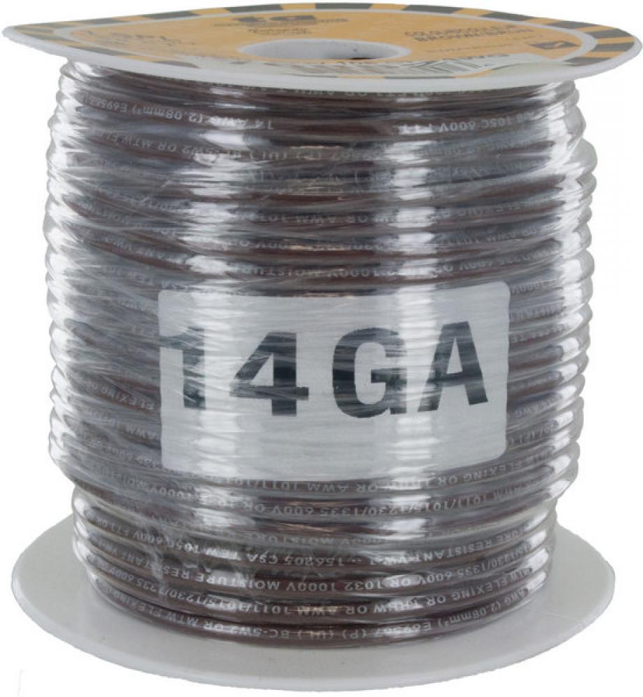 WIRE TEW 14GA BROWN 30M 98FT