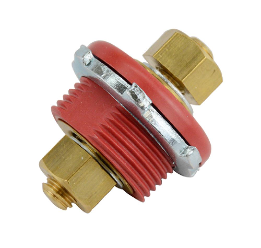 BATT FEEDER STUD/PANEL BUSHING RED