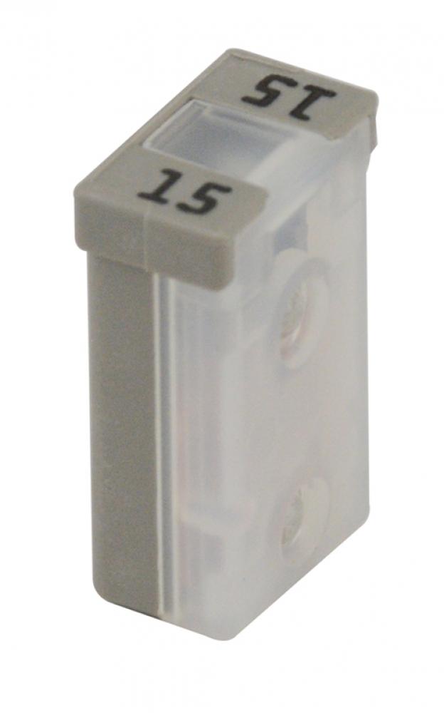 FUSE FEMALE LINK 'M'-TYPE 15A GREY NON-SLOTTED