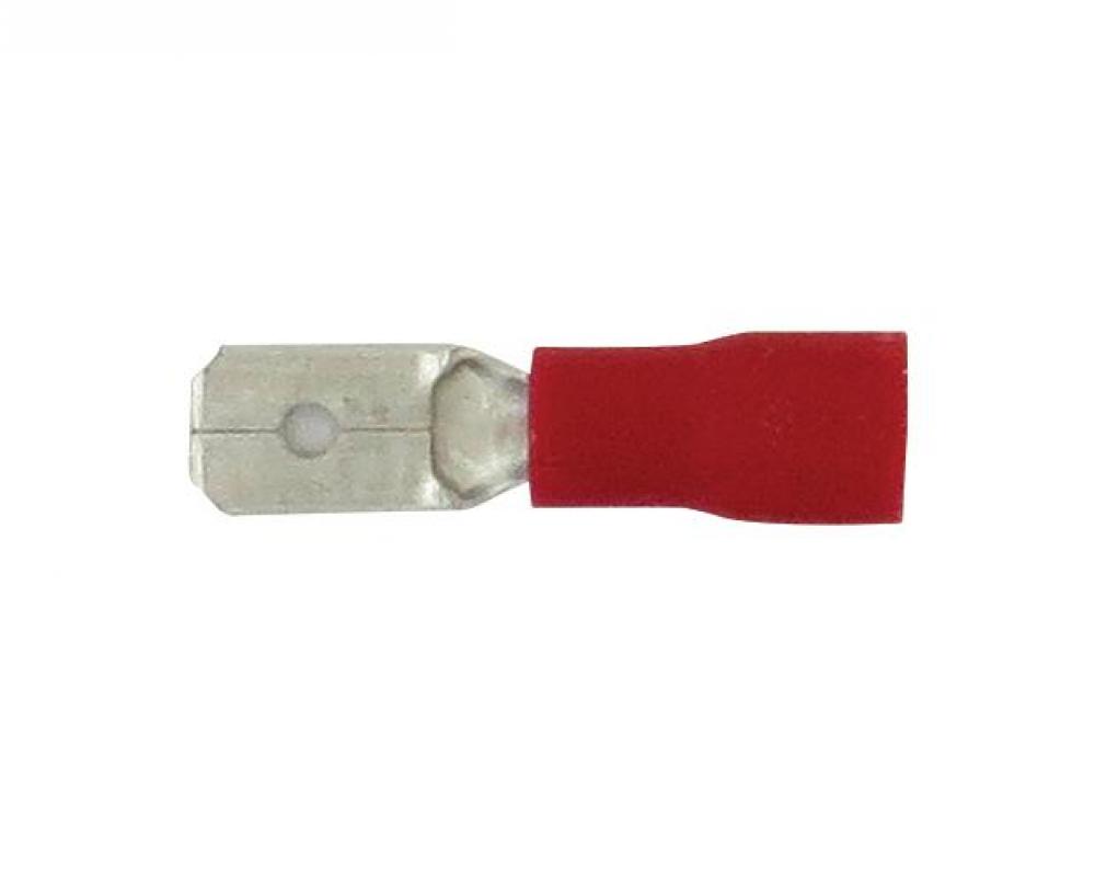 KSPEC MAL SLIDE 22-18GA .187x.032 PVC RED 100PK