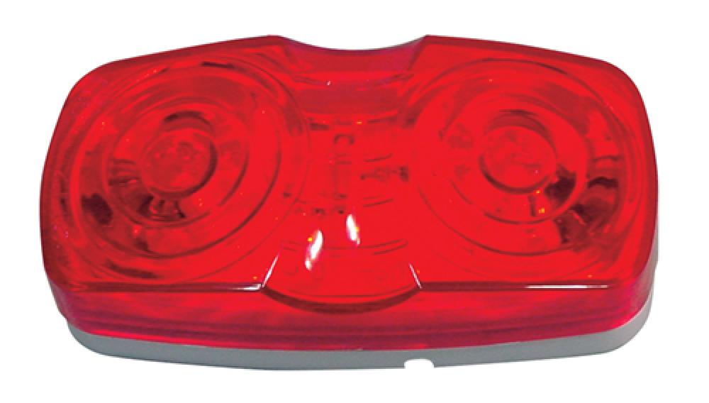 LED LMP MKR LENSREPL RED SQUCOR