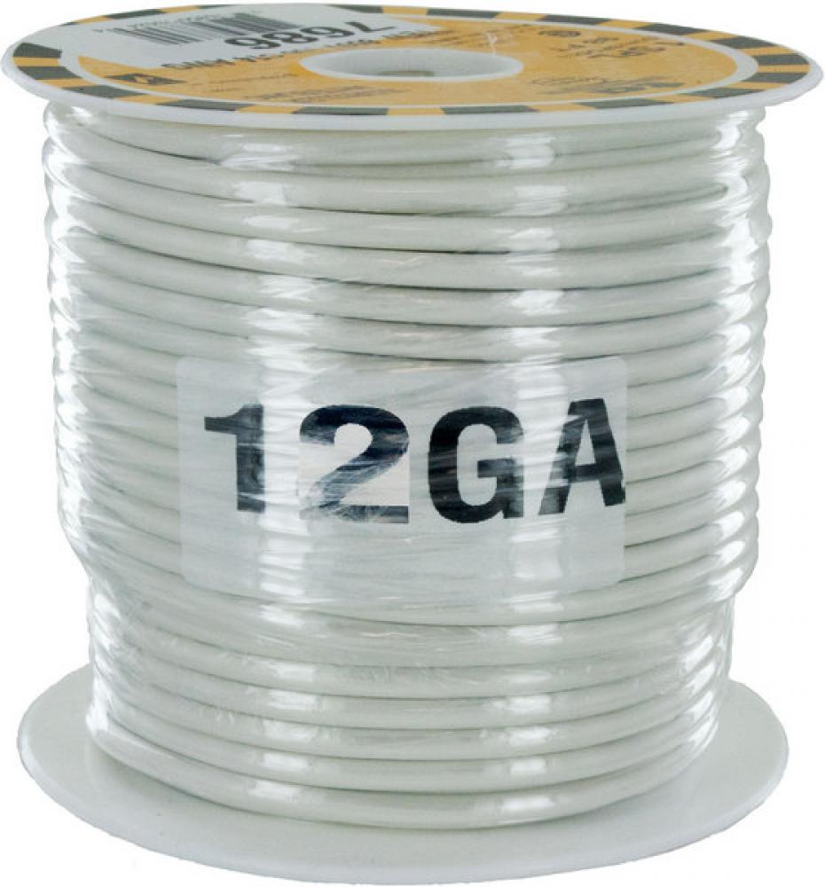 WIRE TEW 12GA WHITE 30M 98FT