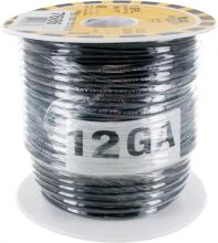 Techspan 768627 - WIRE TEW 12GA BLACK 30M 98FT
