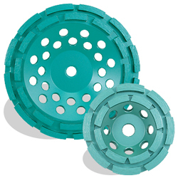 4 x 7/8, 5/8 Pearl P4™ Concrete & Masonry Cup Wheel, Double Row