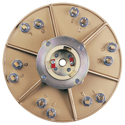 17" HEXPIN PLATE W/SUPER CLUTCH