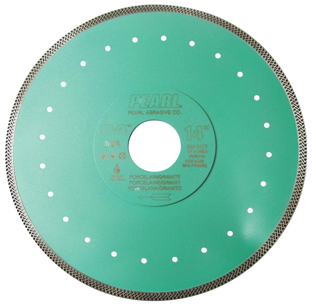 DIA14TT 14" X .095 X 50/60MM 10MM THIN TURBO, PORC, GRANITE