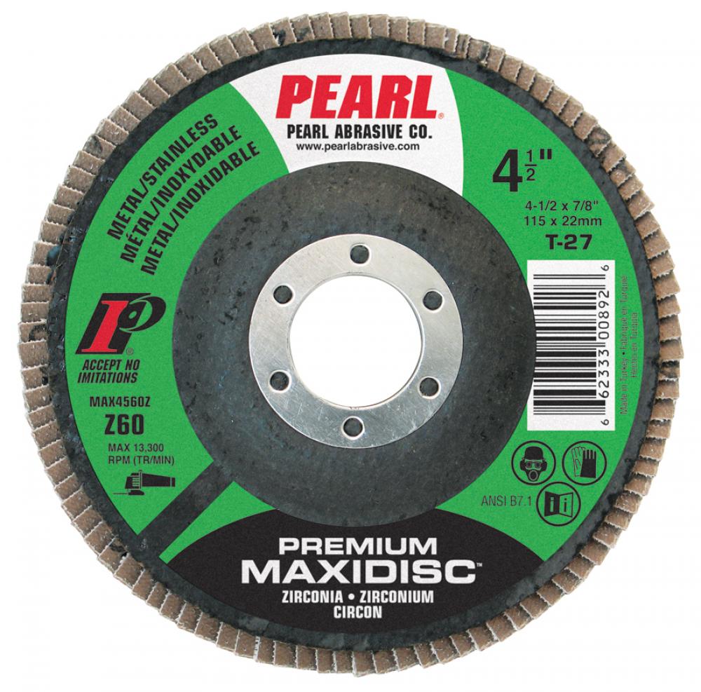 7 x 7/8 Premium Zirconia Maxidisc™Type 27 Shape Flap Disc