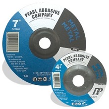 Pearl Abrasive Co. DC4030 - 4 x 1/4 x 5/8 Premium AO Depressed Center Wheels, A24R