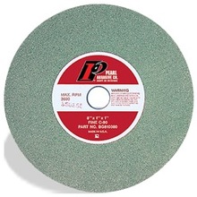 Pearl Abrasive Co. 1227 - Bench Wheels Green SC, 10" x 1" x 1-1/4"