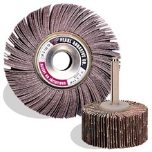 Pearl Abrasive Co. 1235 - 6 x 1 x 1 Aluminum Oxide Flap Wheels