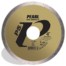 Pearl Abrasive Co. DIA04SMC - 4 x .055 x 20mm, 5/8 Pearl P5™ Tile Blade, 10mm Rim