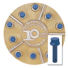 Pearl Abrasive Co. HEX1110B - 11" DISC W/ 10 BLUE PINS