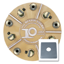 Pearl Abrasive Co. HEX11CBD3 - 11" DISC W/10 HEX3CARBS (WIP)