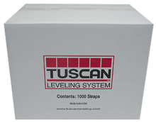 Pearl Abrasive Co. TLSSTRAP1000 - Tuscan Leveling System Straps, 1000/Box