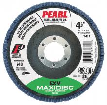 Pearl Abrasive Co. MAX5080Z9E - MAX5080Z9E 5" x 7/8" Zirc EXV Flap Disc - 80 grit