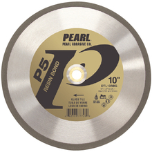 Pearl Abrasive Co. DTL07RBG - 7 x .062 x 5/8 Pearl P5™ Resin Bond Glass Tile Blade, 10mm Rim