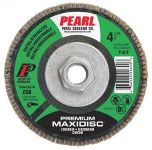 Pearl Abrasive Co. 1200 - 4-1/2 x 5/8-11 Premium Zirconia Maxidisc™Type 29 Shape Flap Disc