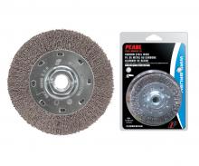 Pearl Abrasive Co. 1434 - Crimped Wheel, Tempered Wire