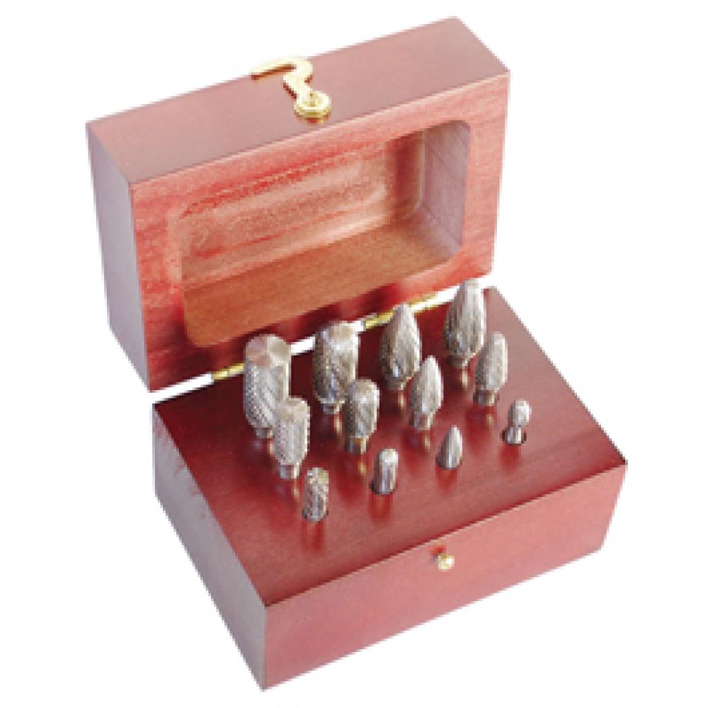 1/4" SHK DOUBLE CUT S/C BURR SET