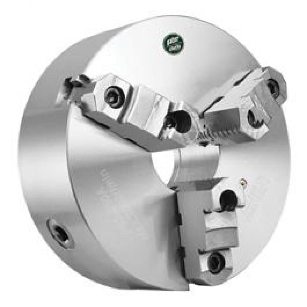 10IN 3-JAW(2PC) BACKMNT SCRLCHK P/BACK SEMI-STEEL