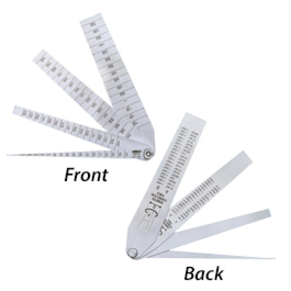 TAPER GAGE SET 1/16~1-1/16"