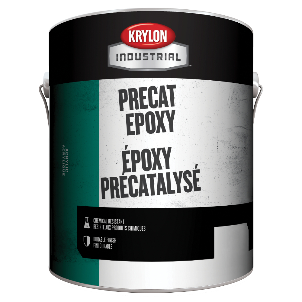 Krylon Industrial PreCat Epoxy, Semi Gloss, Base 3, 1 Gallon