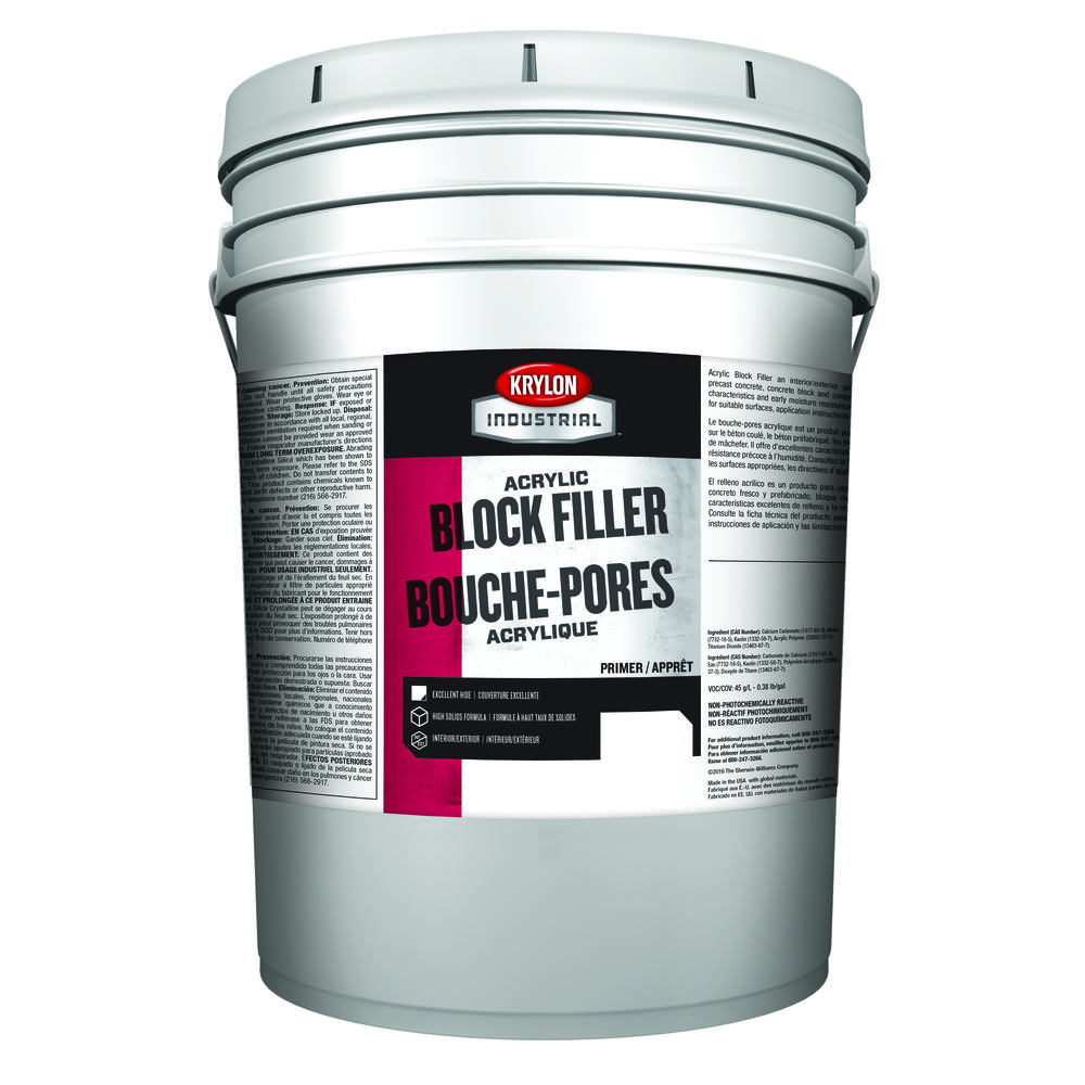 Acrylic Block Filler White