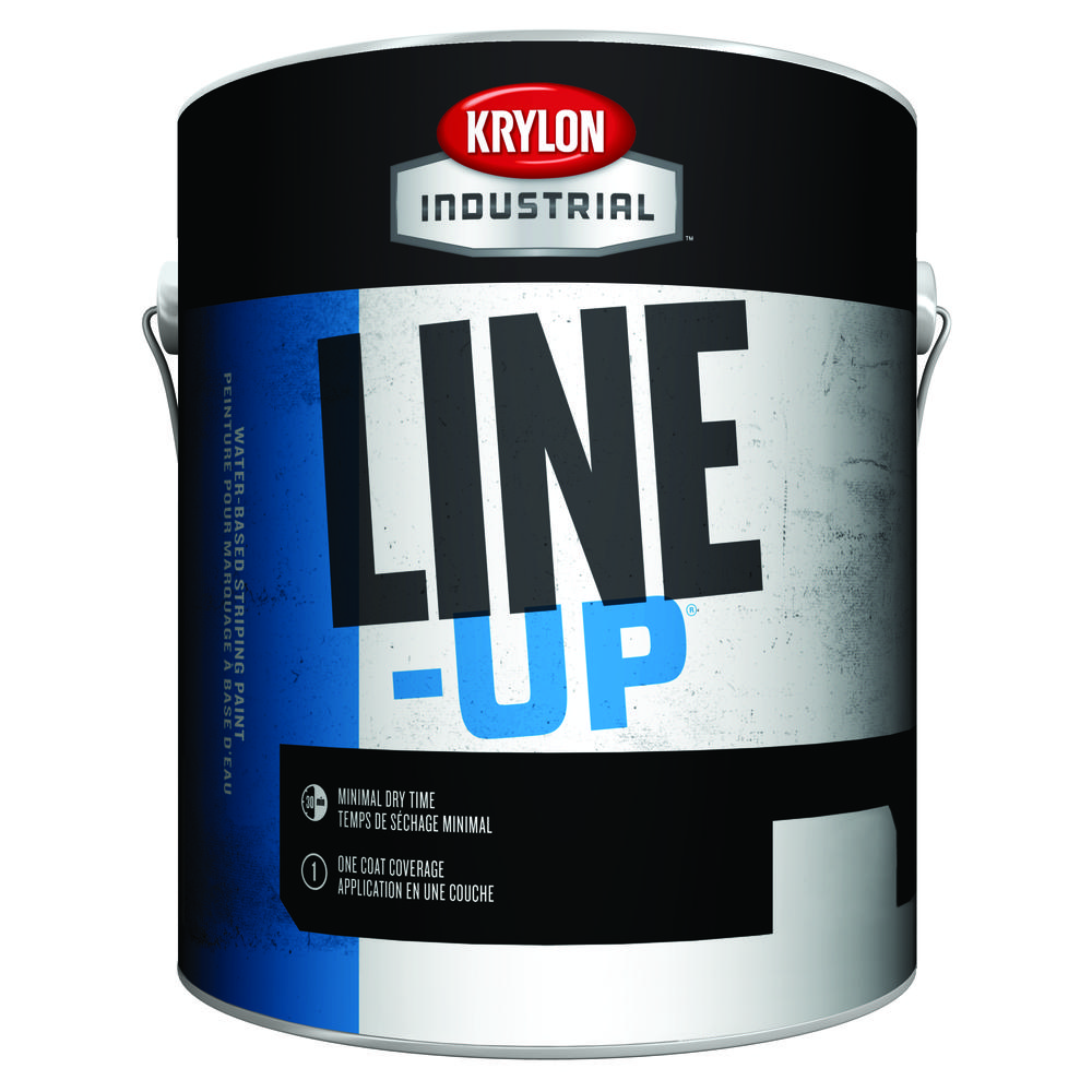 Line-Up Water-Based Pavement Striping Paint, Parking Lot Yellow