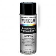 Krylon A04402007 - Krylon Industrial Work Day, Gloss, Black, 10 oz.