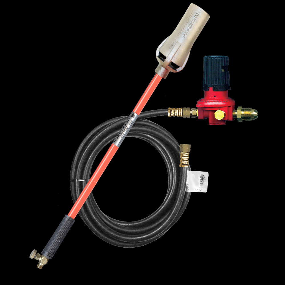 Propane Tiger Torch Kit;36in Torch;0-30psi adj Reg;20ft