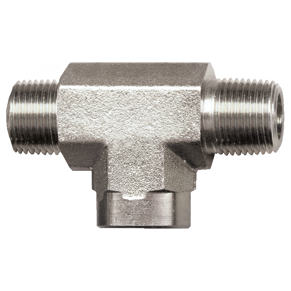 Tee;1/8 MPTx1/8 MPTx1/8 FPT