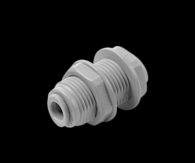 Fairview Ltd PI77-4 - Gry Acetal Bulkhead Union 1/4