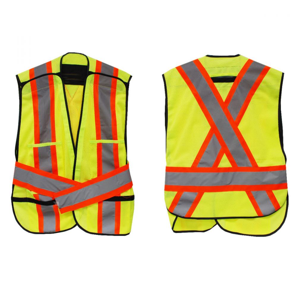 Safety Vest 5-point Tear-Away Hi-Vis Yellow (OSFA)