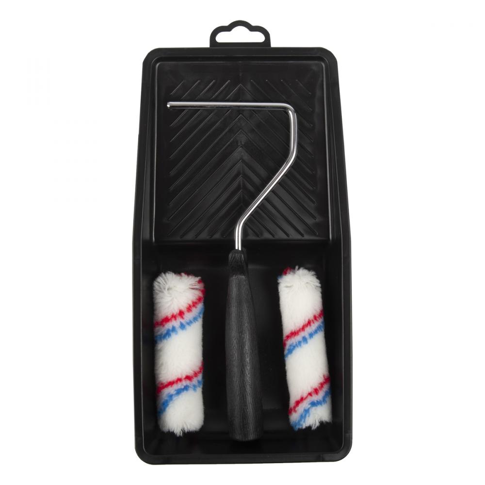 4PC 4" Paint Roller Tray Kit