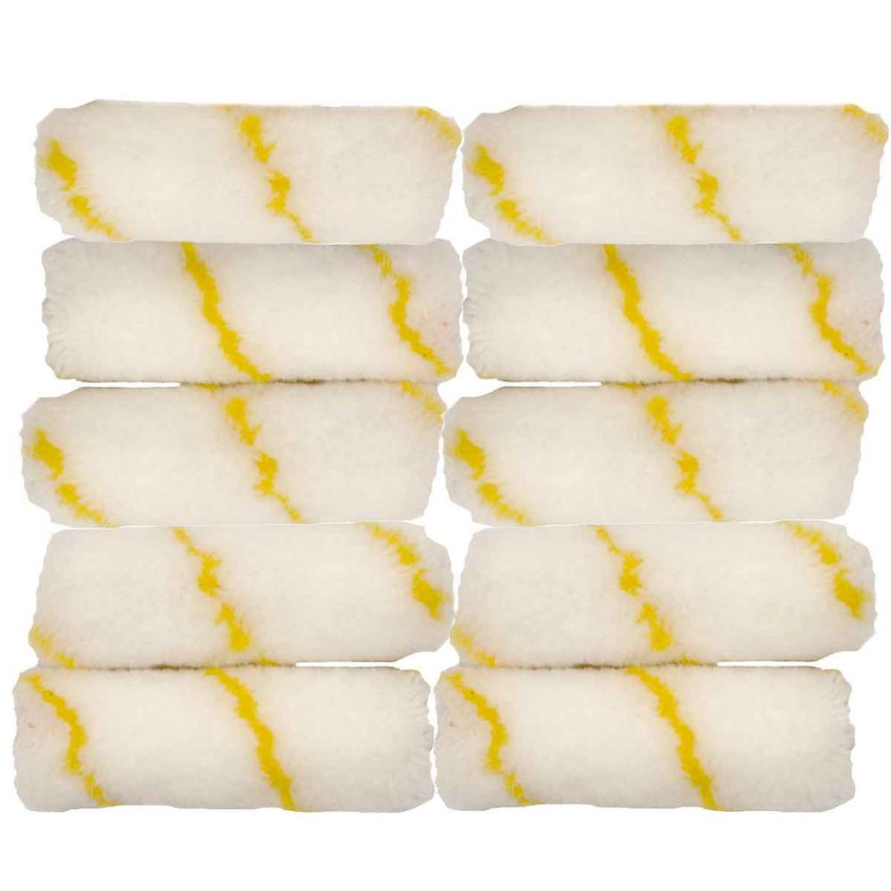 10PK Paint Roller Refill 4in x 10mm Pile