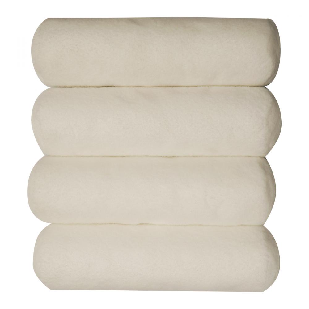4PK Paint Roller Refill Microfiber 9½in x 12mm Pile