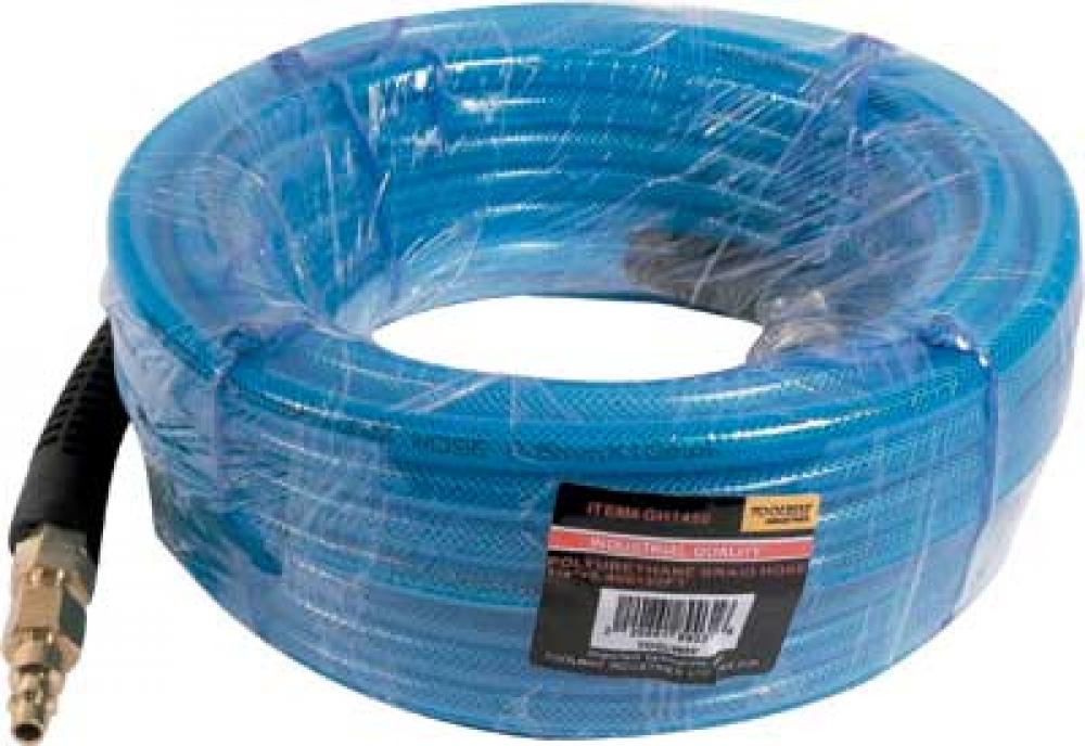 Air Hose ¼inX50ft Polyurethane Quick Coupler & Plug with ¼in female NPT